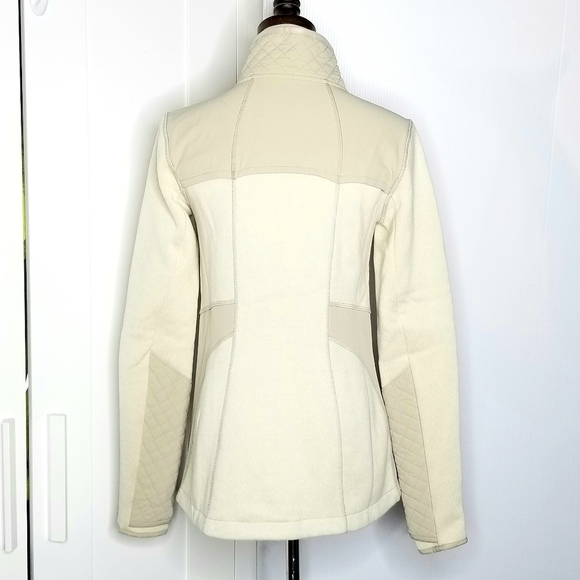 Athleta Womens Small Biege Truckee Active Outdoor Performance Gorpcore Jacket - Picture 2 of 15